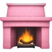 Winter Pink FirePlace sticker