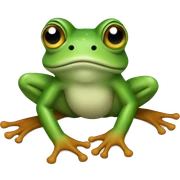 Frog sticker