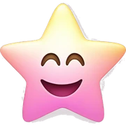 Number 1 "A glowing pastel pink number 1 with a soft gradient, surrounded by tiny sparkling stars and a magical light aura." sticker