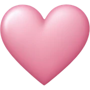 Pink heart sticker