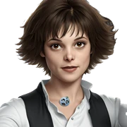 realistic portrait of girl sticker