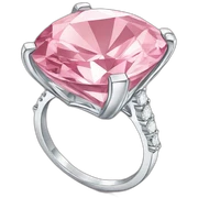 Pink diamond ring sticker