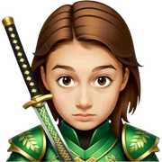 Emerald Samurai sticker