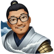 Moonlit Samurai sticker
