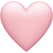 Pastel pink heart sticker