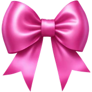 A pink bow  sticker