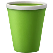 one matcha cup vibrant green sticker
