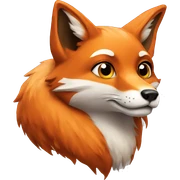Fox sticker