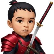 Fierce Samurai sticker