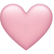 Light pink heart sticker