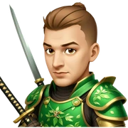 Emerald Samurai sticker