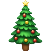 christmas tree sticker