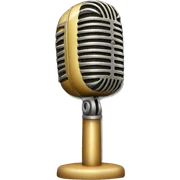 Vintage Microphone sticker