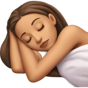 Ariana Grande sleeping sticker