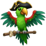 Pirate Parrot sticker