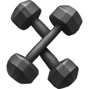 dumbbell sticker