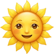 Sunshine sticker