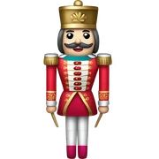 Colorful nutcracker sticker