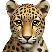 corazón leopardo  sticker