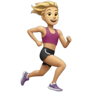 running sticker
