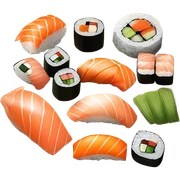 Add sushi sticker
