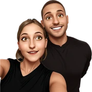 smiling couple selfie moment sticker