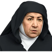 priest in contemplative solitude sticker