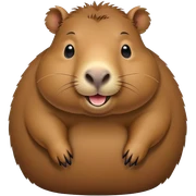 Fat Capybara  sticker