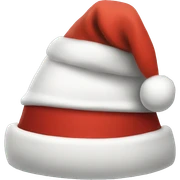 Christmas hat sticker