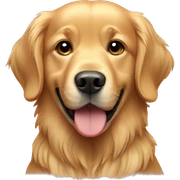 Golden retriever sticker