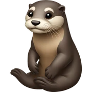 Otter sticker