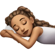Ariana Grande sleeping sticker