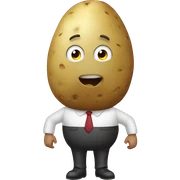 Working potato sticker