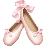 Pale pink ballet shoes sticker