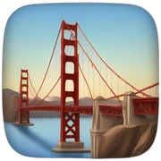 golden gate bridge sticker