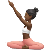 yoga girl light sticker