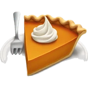 Pumpkin pie sticker