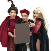 girls in elegant dresses sticker