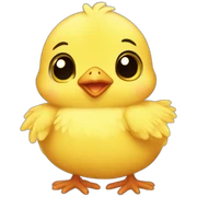baby chick sticker