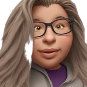 playful girl with glasses sticker