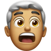 shocked face sticker