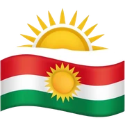 kurdistan flag sticker