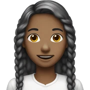 Girl with braces with white dressing in her face sticker