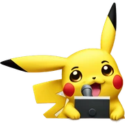 pikachu at podium sticker