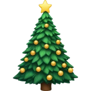 christmas tree sticker