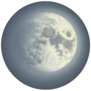 Full moon sticker