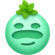 Mint green sticker