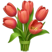 Tulip bouquet sticker