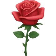 Rose toy sticker