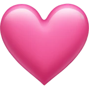 Pink heart  sticker